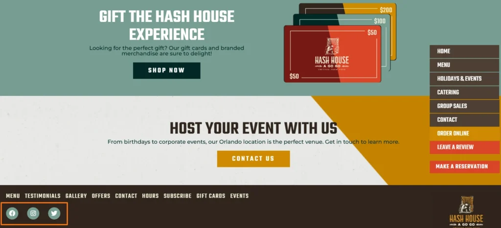 Social profile mention of hash hash go